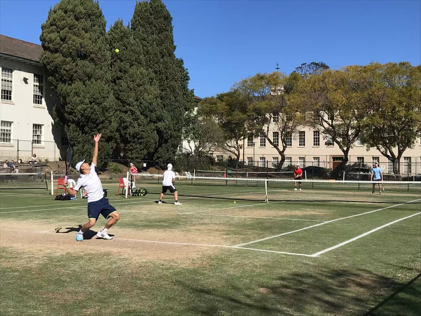 Doubles on Real Grass – A Classic Session at The University of Sydney